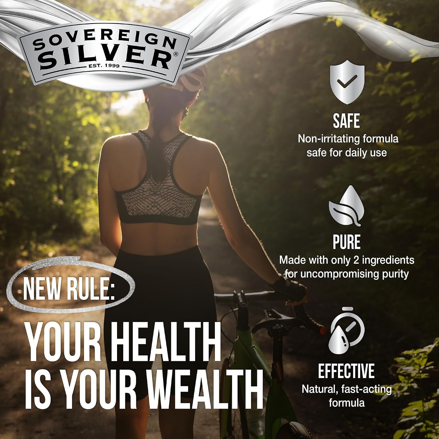 -Active Silver Sinus Relief Nasal Spray — Natural, Drug-Free, Fast-Acting Sin…
