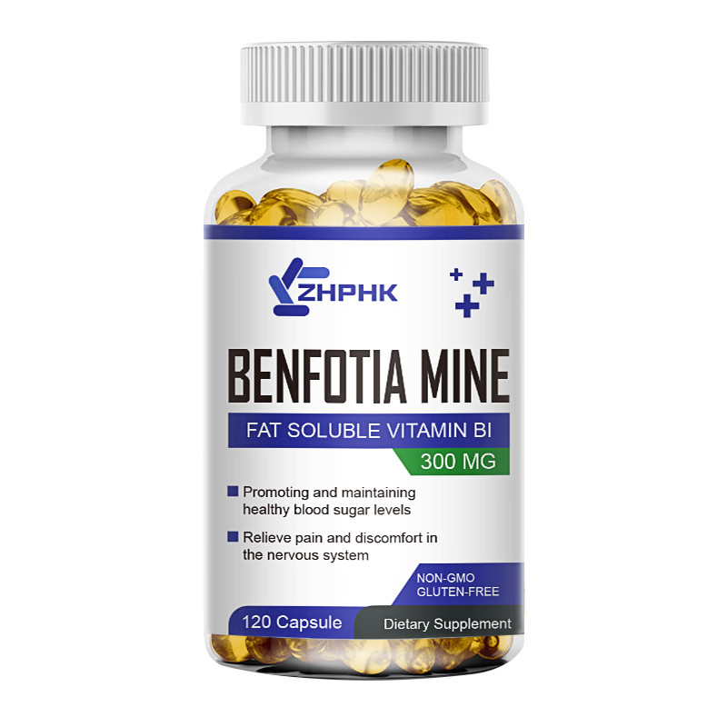 Benfotiamine 300mg 120 Capsules Fat Soluble Thiamine Vitamin B1 Vegan Supplement