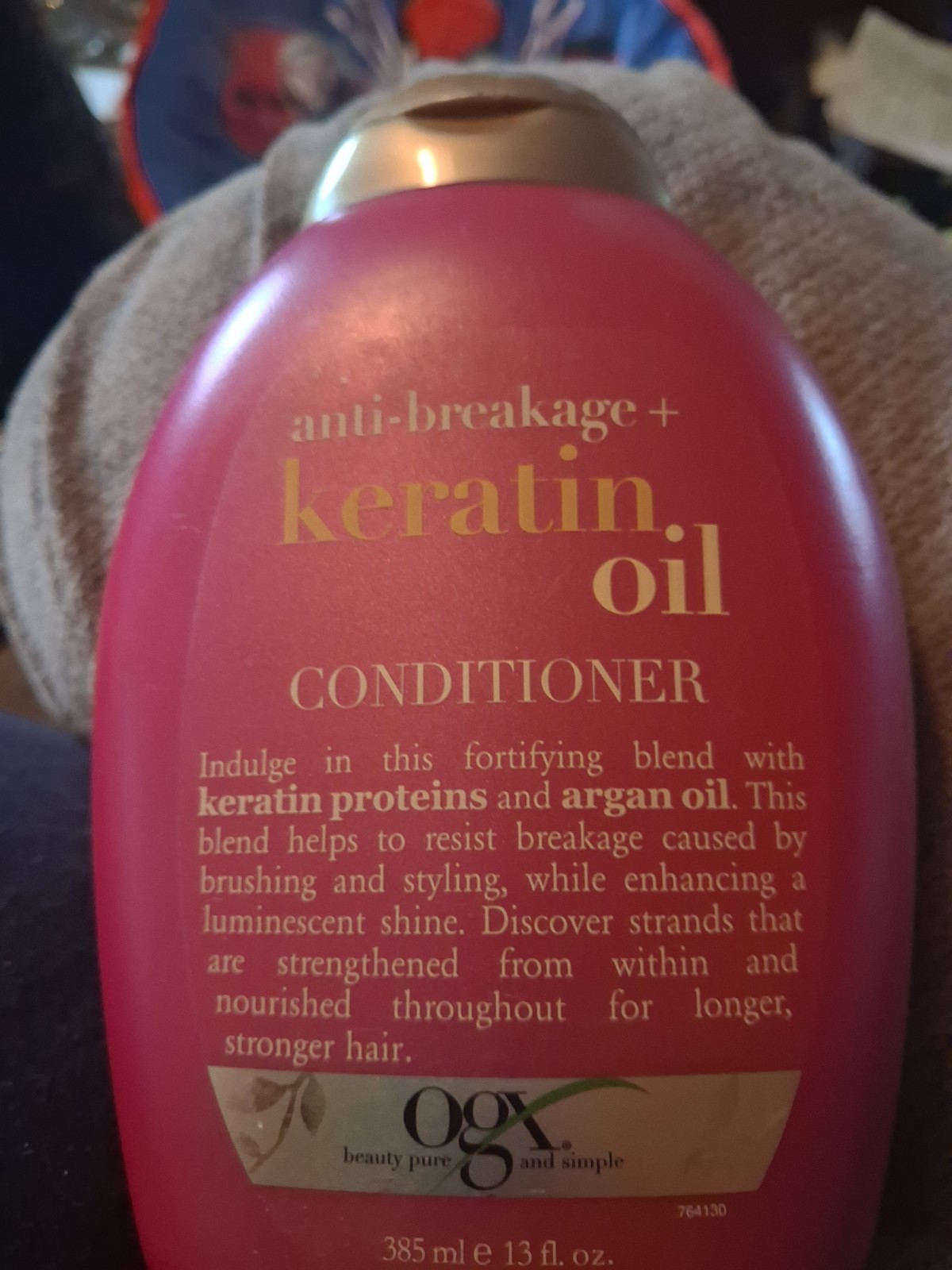 OGX Anti-Breakage + Keratin Oil Conditioner Sulfate Free 13 fl oz Discontinued
