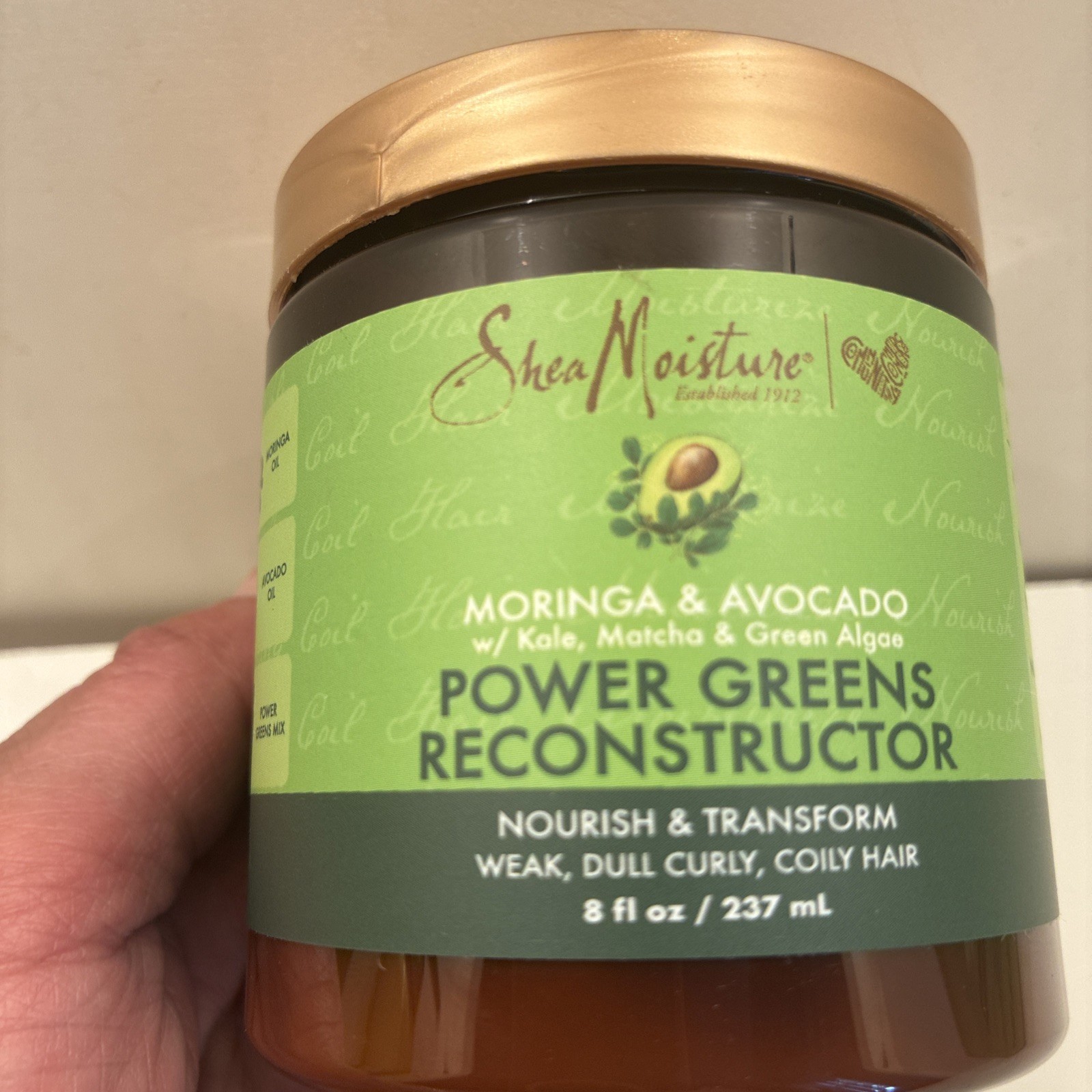 Shea Moisture Moringa & Avocado Power Greens Reconstructor 8oz
