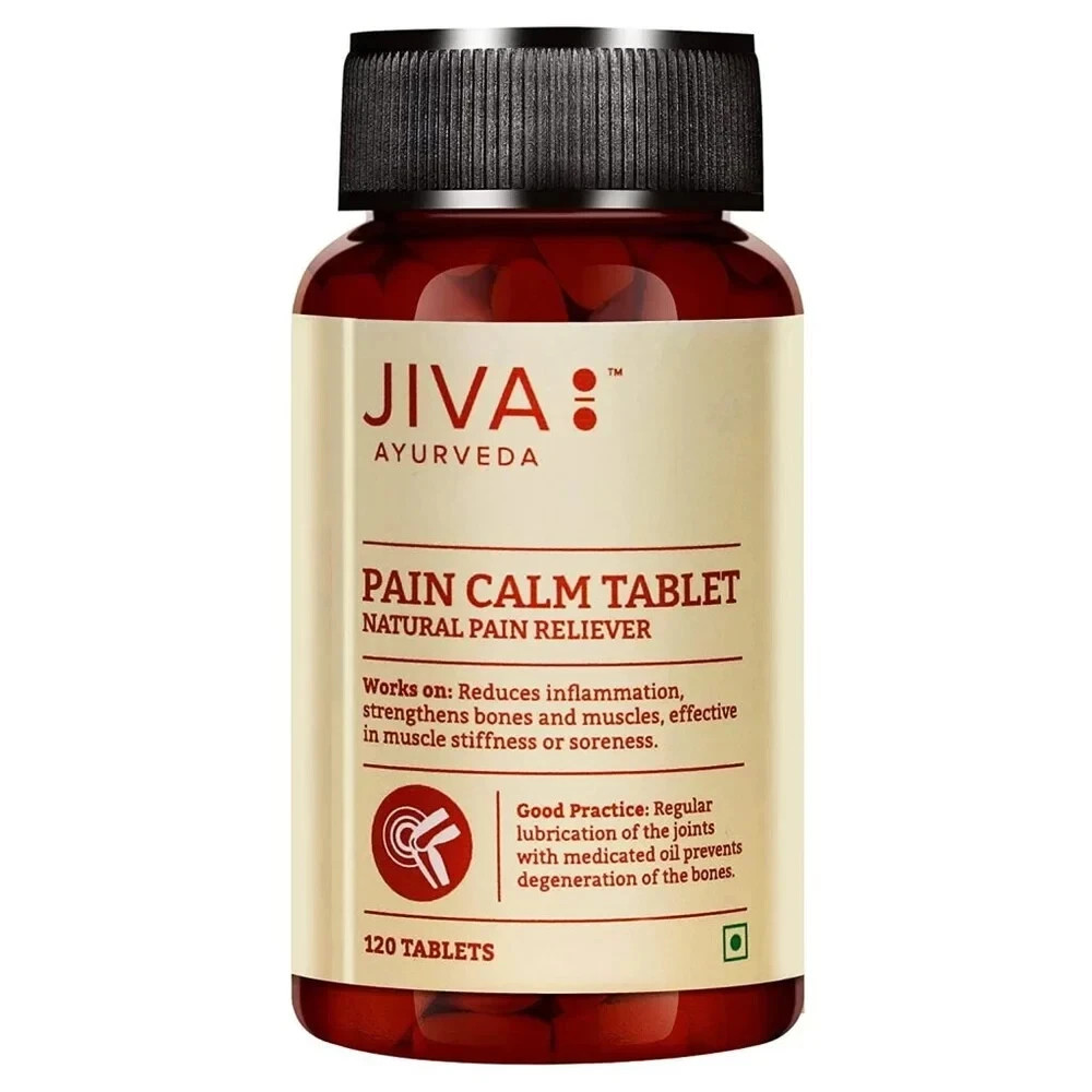 Jiva Pain Calm 120 Tablets – For Joint Pain & Muscle Pain Relief