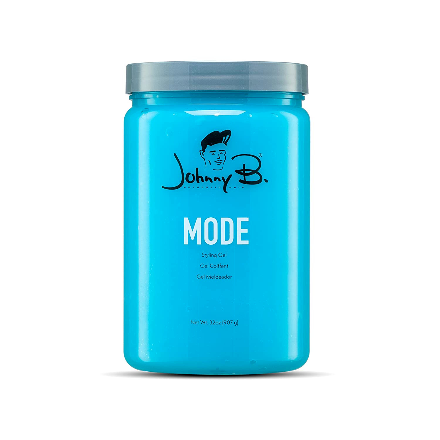 Johnny B Mode Hair Styling Gel, 32oz, Medium Hold WET LOOK