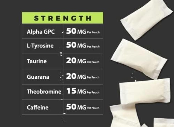 On-the-Go Mango Energy: 5 Cans of Alpha Fuel Nootropic Pouches, 100% Sugar-Free