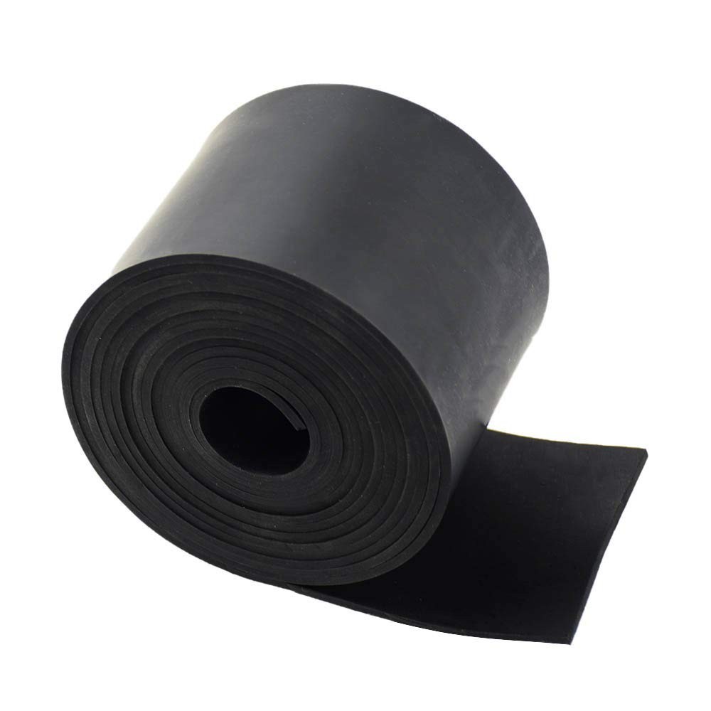 Solid Rubber Strips 1/8″ Thick X 4″ Wide X 10′ Long for Flooring and Crafts