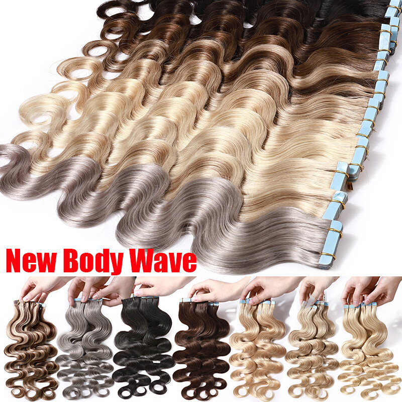 Clearance Tape In 8A 100% Real Remy Human Hair Extensions Skin Weft 200g/80pcs T