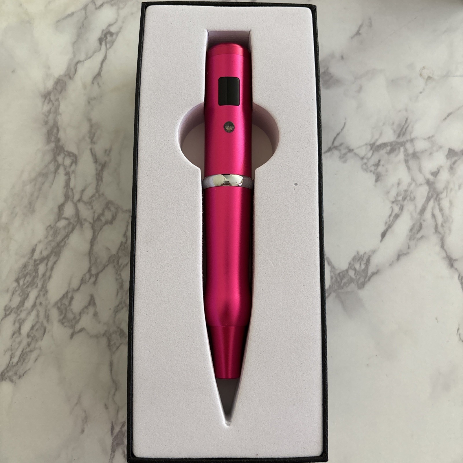 Wireless Permanent Makeup Cosmetic Tattoo Machine Hot Pink NIB