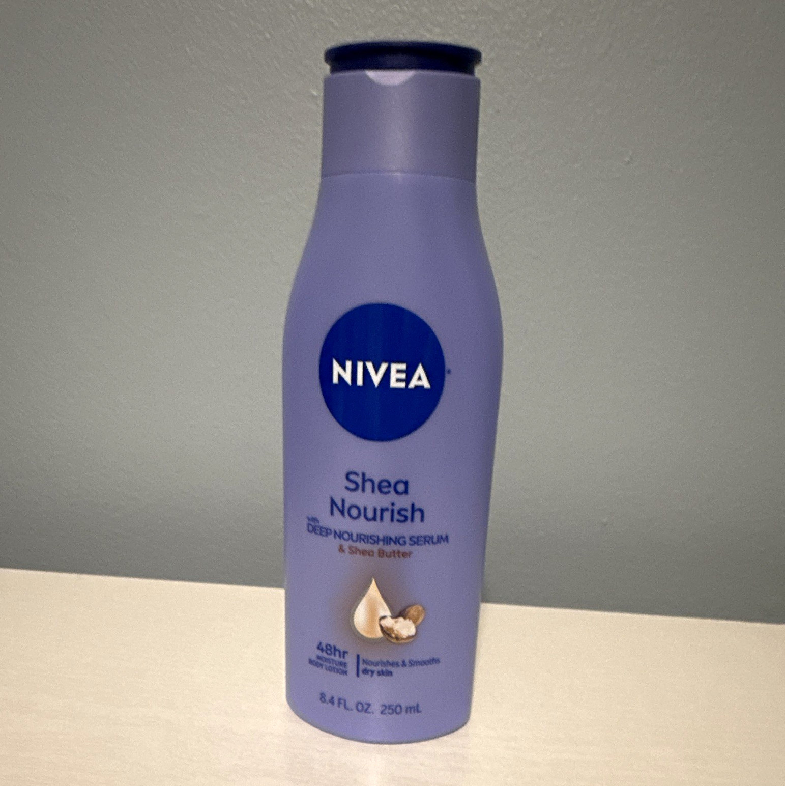 NIVEA Shea Nourish Hydrating Body Lotion w/ Shea Butter for Dry Skin 8.4 oz