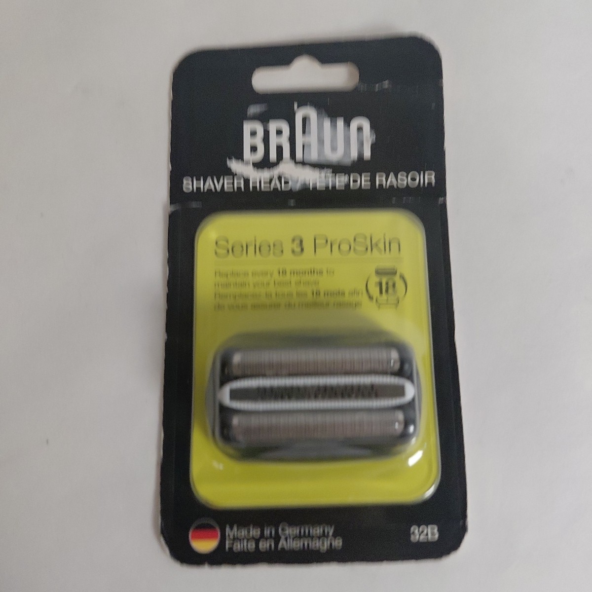 BRAUN SERIES 3 32S ProSkin Electric Shaver Razor Head Foil Cutter Cassette Seald
