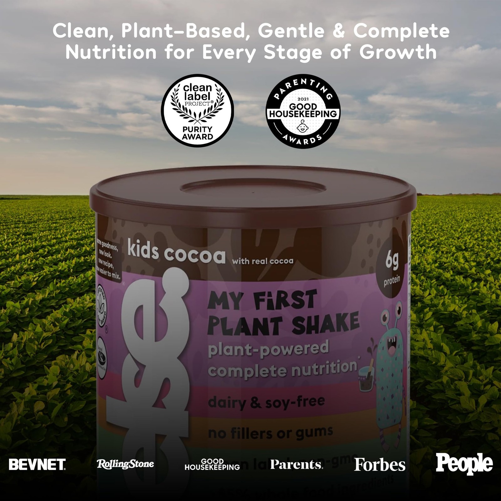 ELSE NUTRITION Plant-Based Protein Shake Powder for Kids Ages 2-13 – Chocolat…