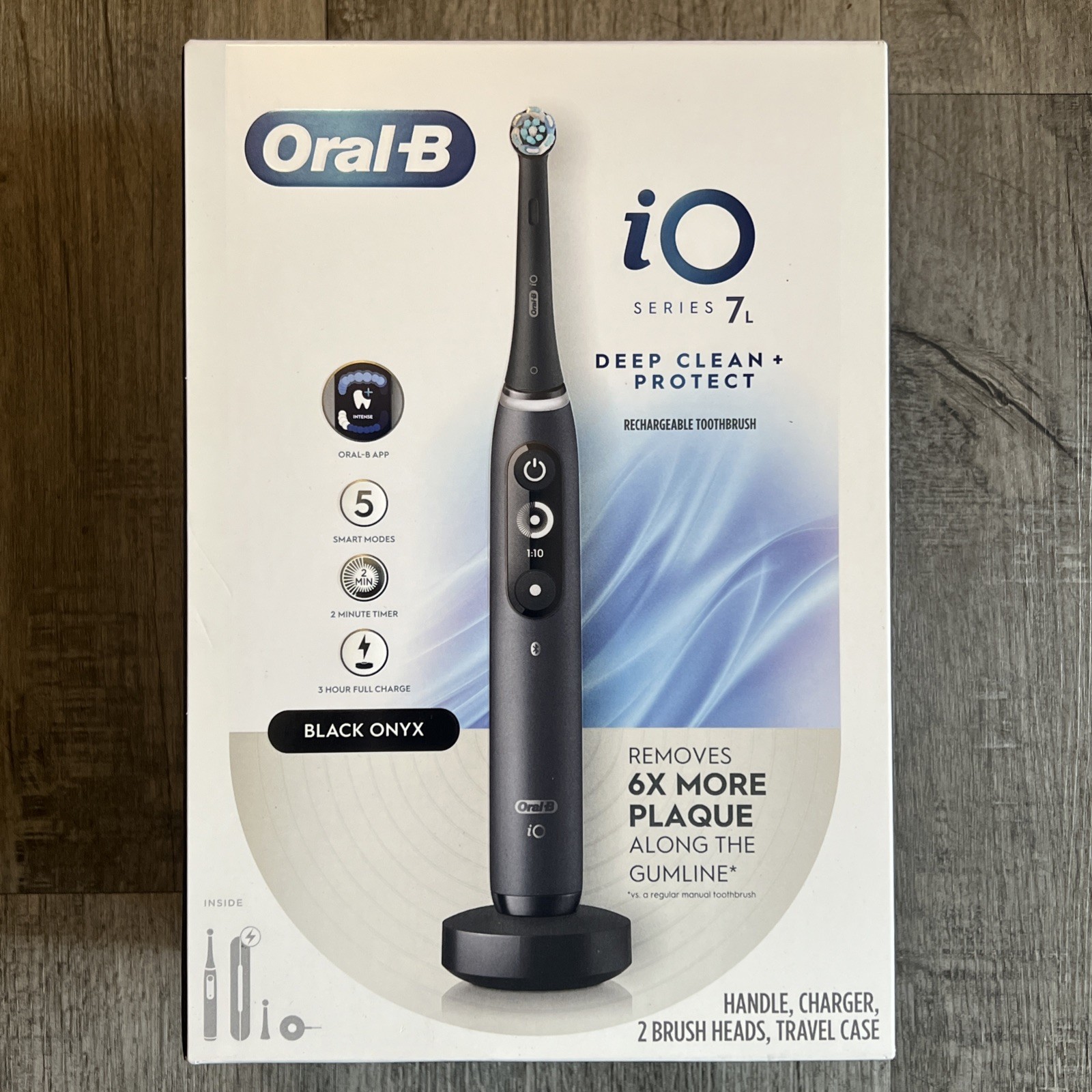 Oral-B iO Series 7L DeepClean Protect Electric Toothbrush Black NEW SEALED
