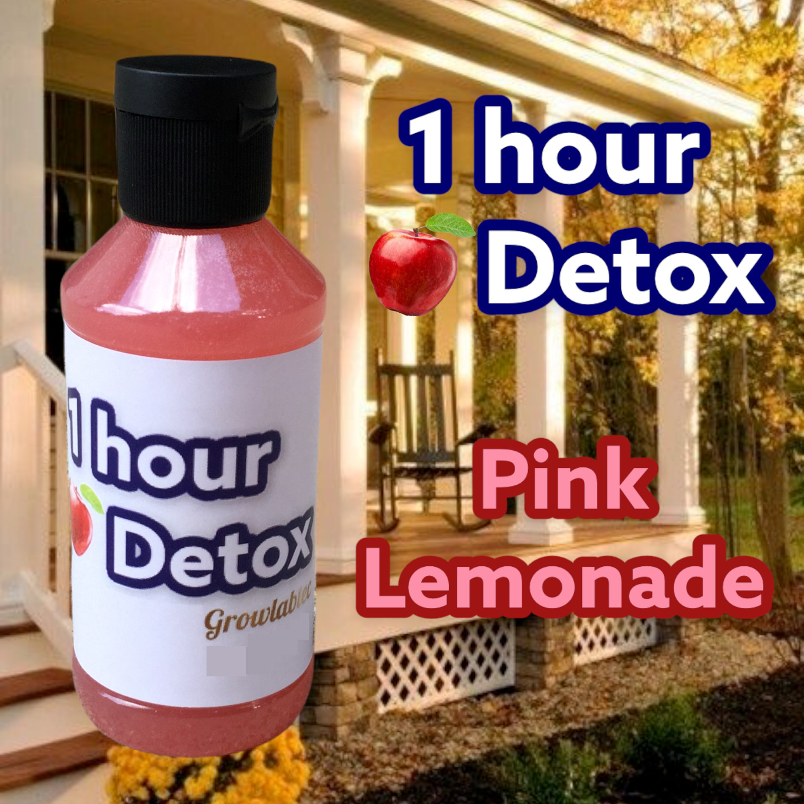 One Hour Detox – Pink Lemonade -Formulated for Green Leaf Smokers