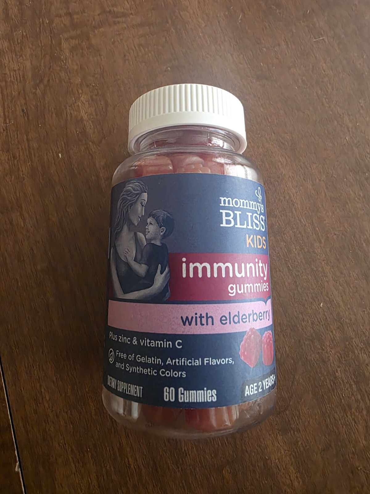 Mommys Bliss Kids Immunity Gummies Elderberry 2 Years+ 60 Gummies Exp 09/26