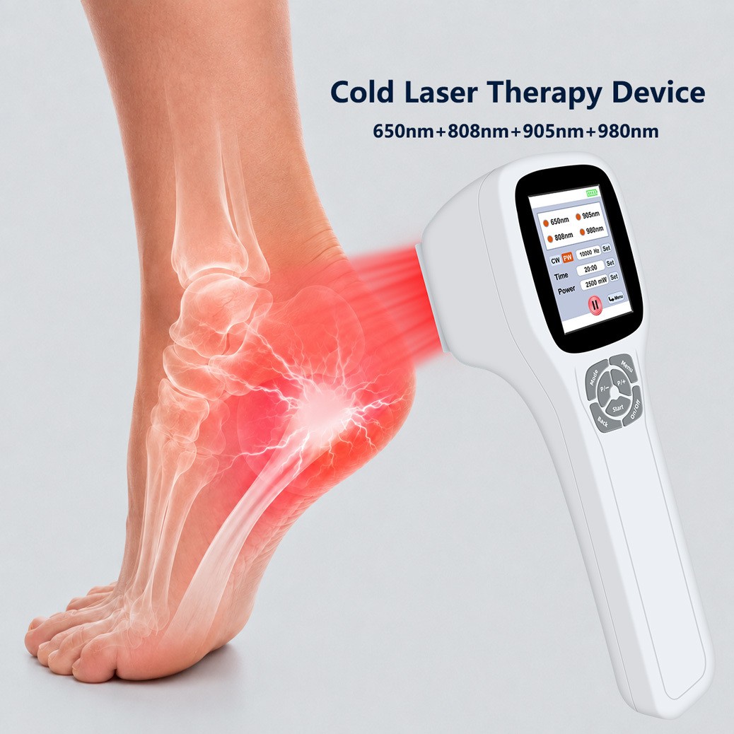 25 Diodes Cold Laser Therapy Device 650+808+905nm+980nm Pain Inflammation Relief