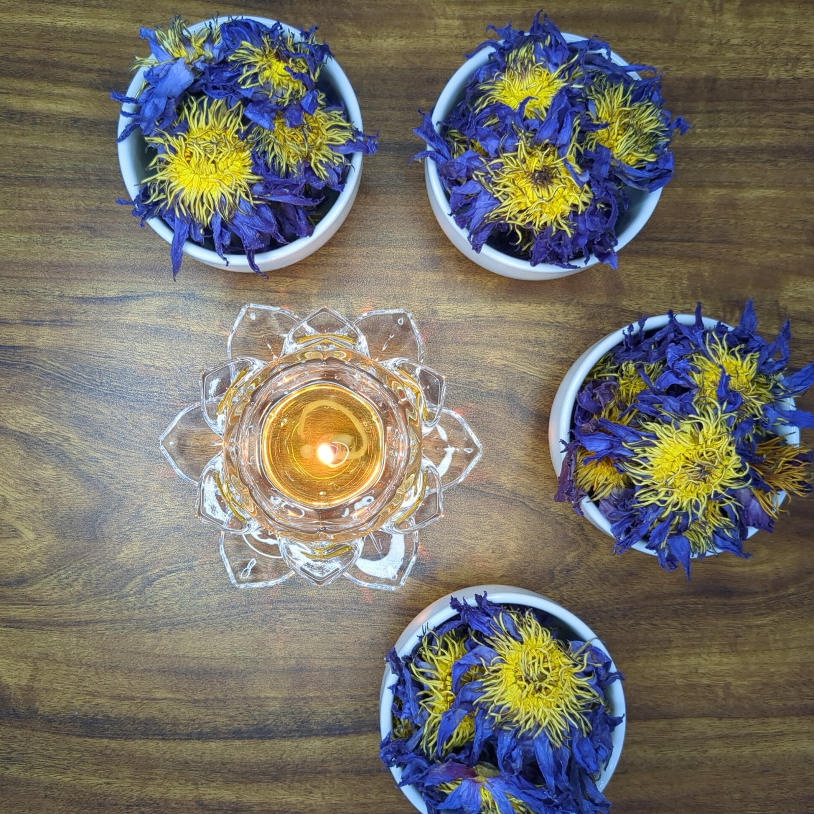 Blue Lotus (Nymphaea Caerulea) 100% Organic Natural Hand Picked Flowers Herb Tea