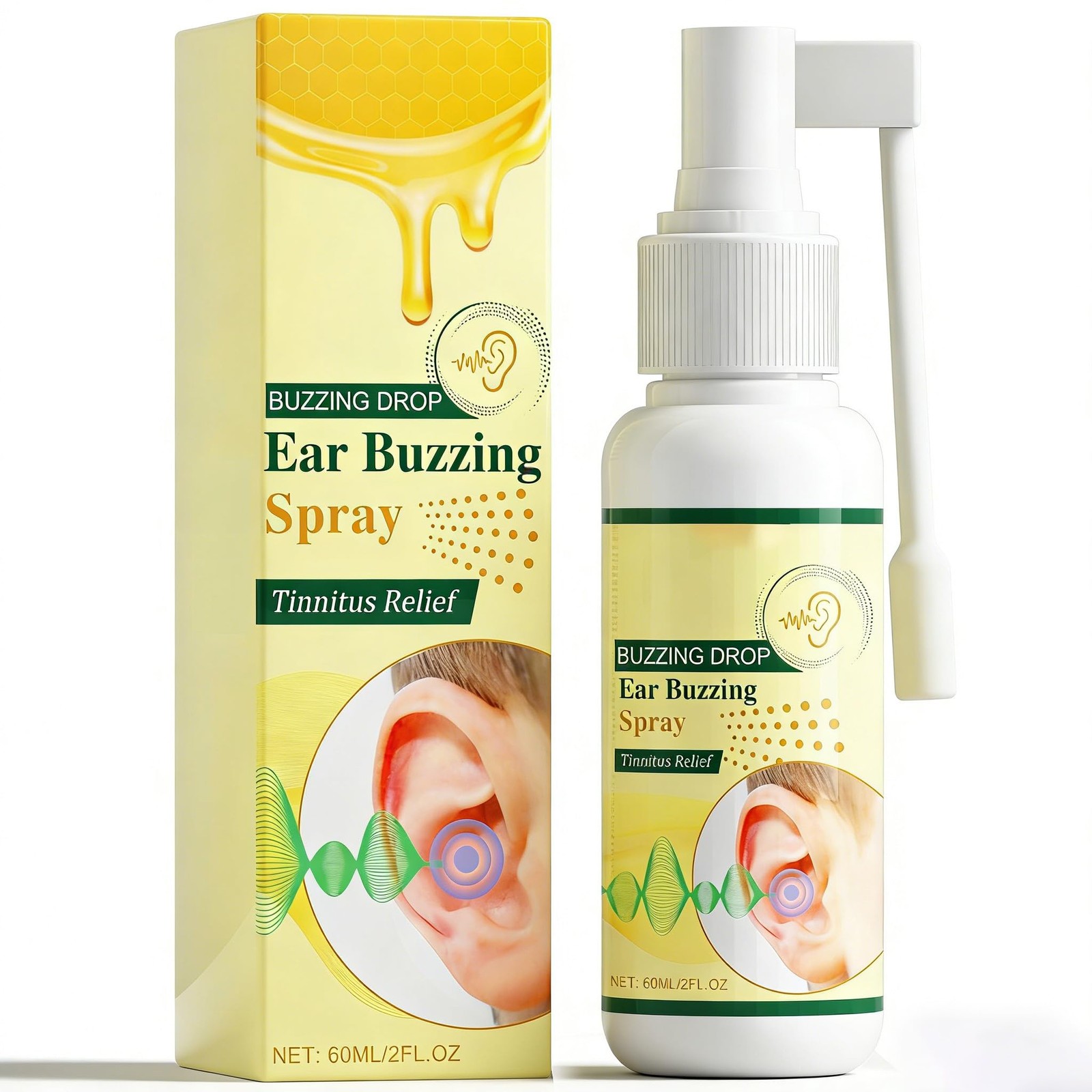 Urmni Tinnitus Relief For Ringing Ears Tinnitus Relief Spray Calm Ear Noise Ear
