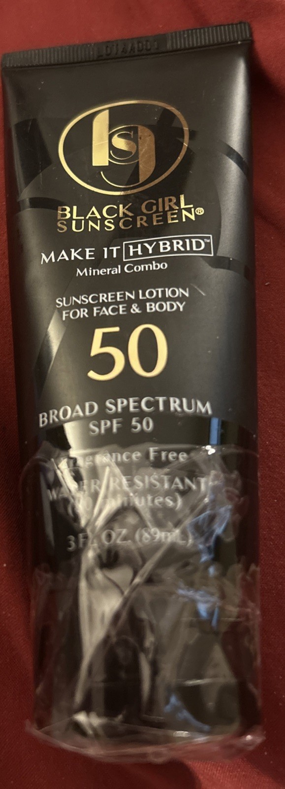 Black Girl Sunscreen Make It Hybrid Lotion SPF 50 – 3 fl oz Broad Spectrum NEW
