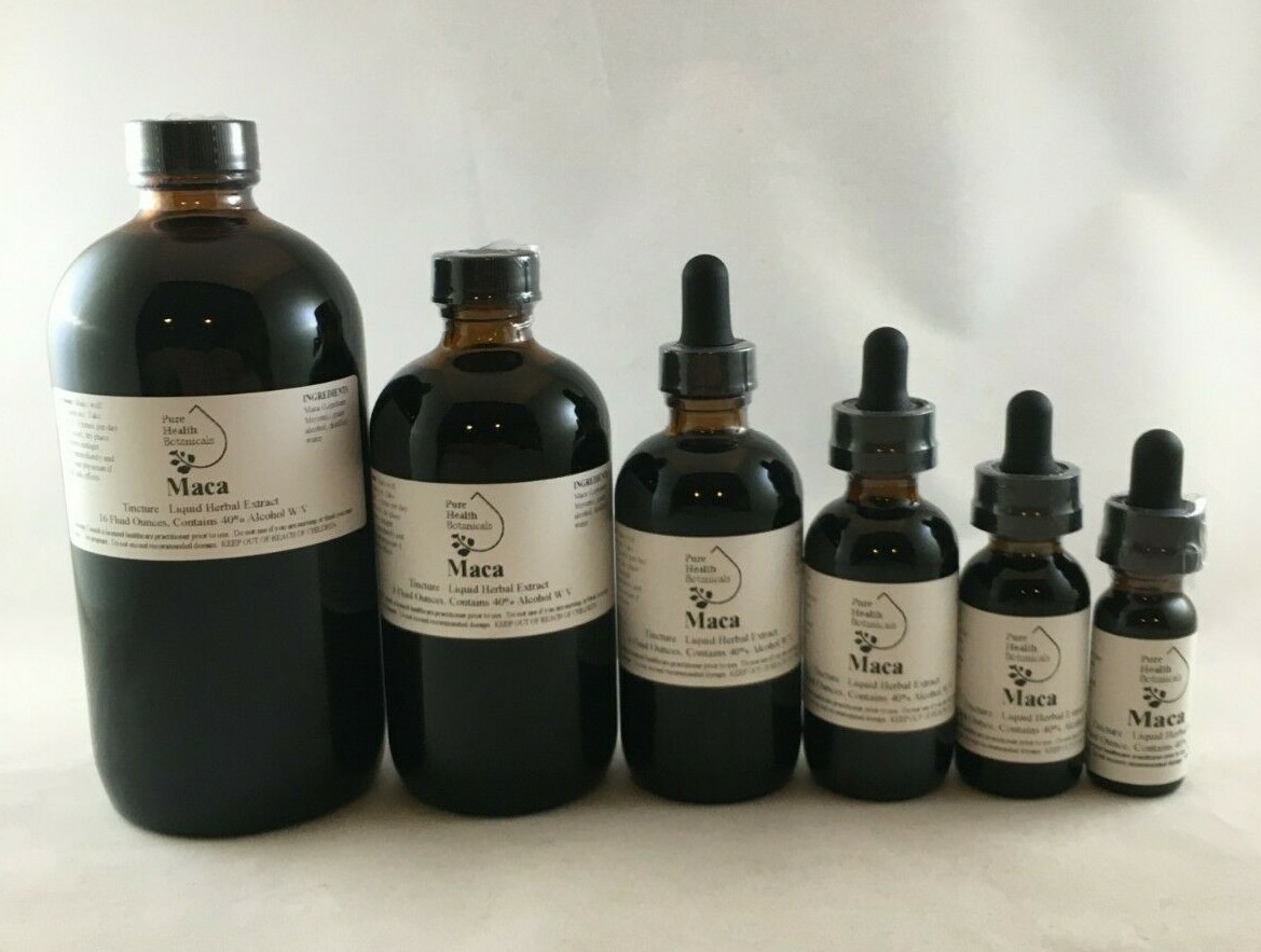 Maca Root Tincture, Extract, Aphrodisiac, Hormone, Fertility