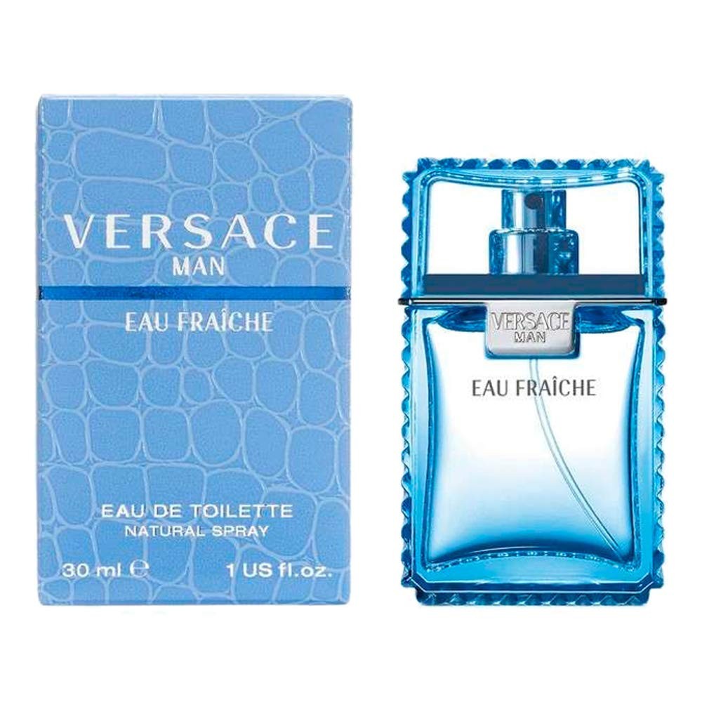 Versace Man Eau Fraiche Eau de Toilette Spray Men’s 1oz 30 ml New In Box