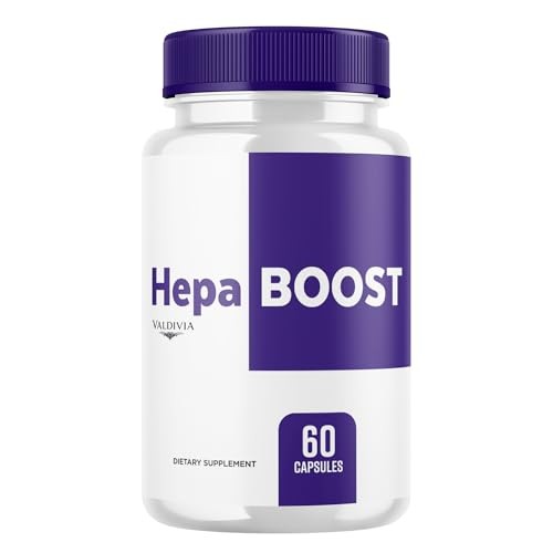 HepaBoost Liver Health Support Supplement Capsules Detox 1 Pack 60Ct