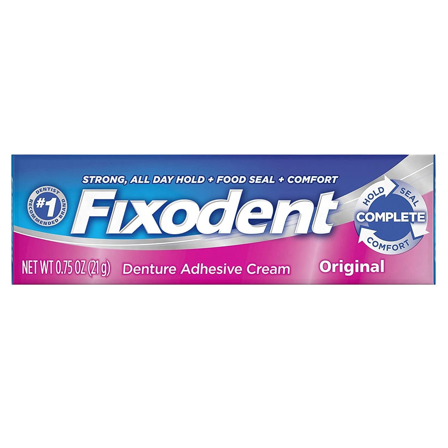 Fixodent Denture Adhesive Cream Original 0.75 OZ – Buy Pack & Save Multi