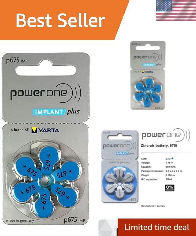 10 Packs 60 Batteries Implant Batteries! 60 Batteries