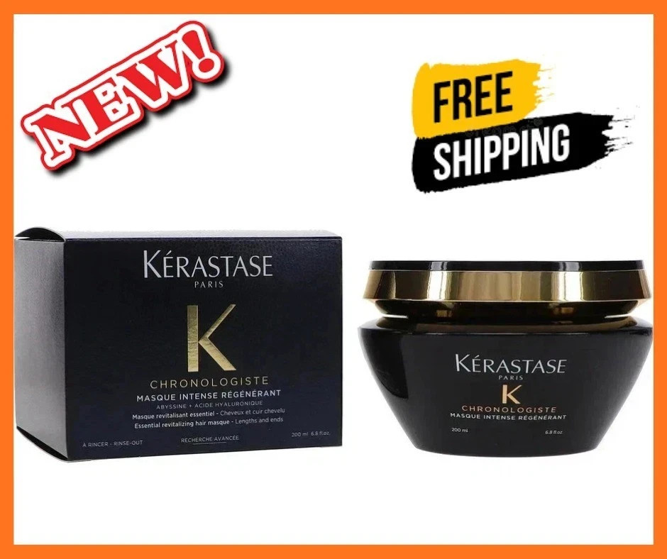 New Kerastase Chronologiste Masque Intense Regenerant Hair Mask- 6.8oz 200ml