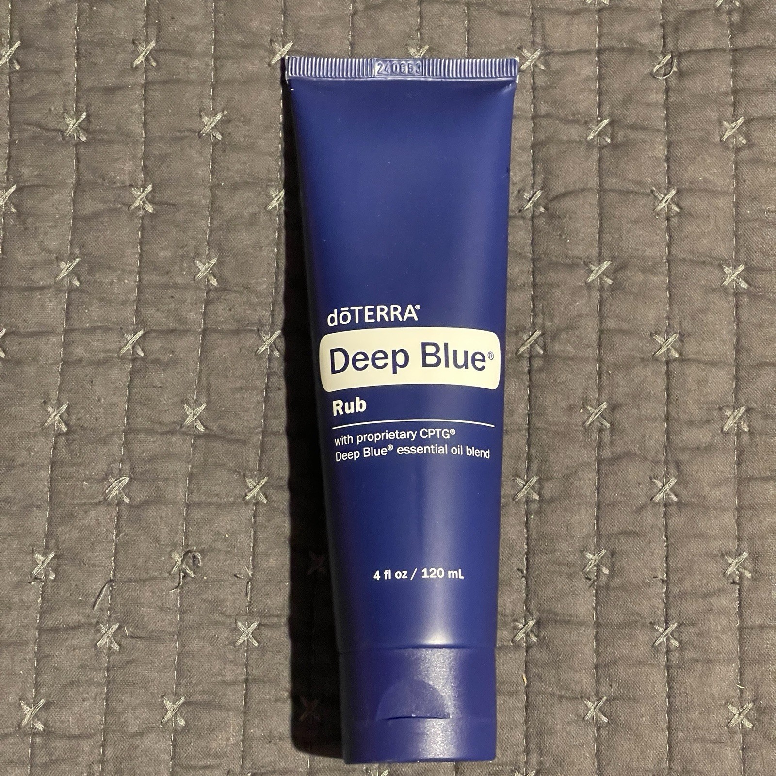 Brand New *Authentic* doTERRA Deep Blue Rub 4 oz Exp 3/27