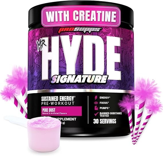 ProSupps Mr. Hyde Signature Pre Workout Powder Creatine,(Pixie Dust,30 Servings)