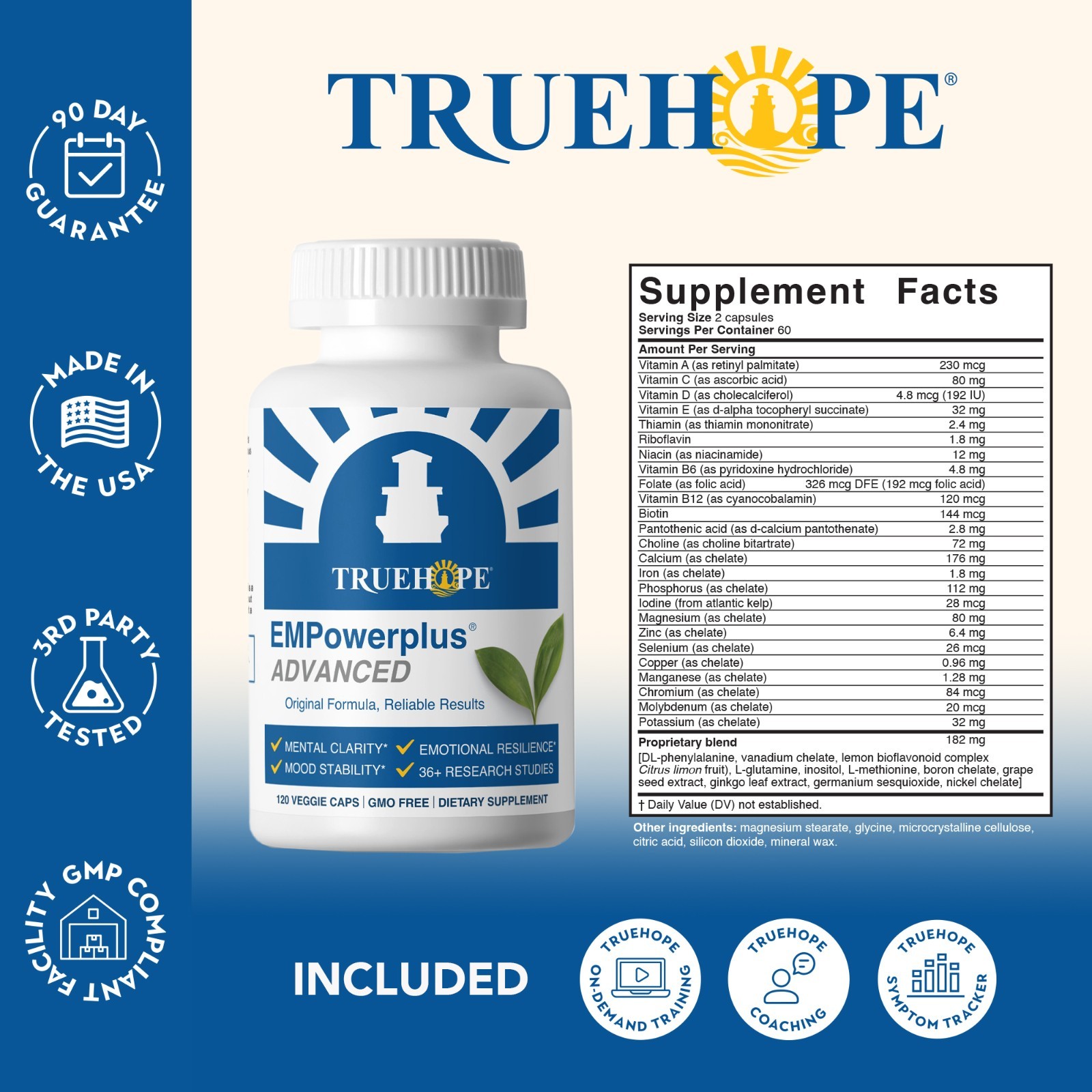 Truehope EMPowerplus Advanced Multivitamin for Women & Men – (Official Listing)