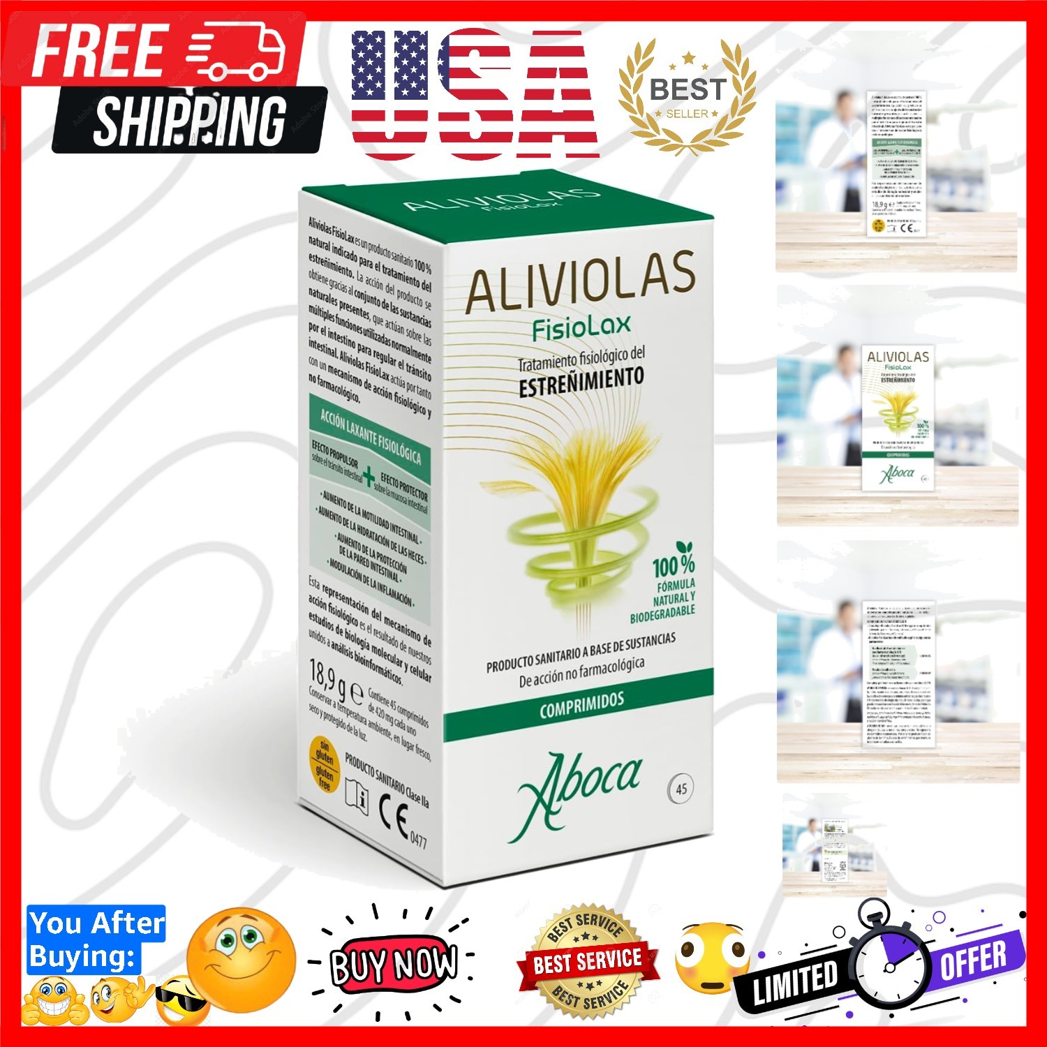 FISIOLAX ALIVIOLAS in Caplet – 45comp.
