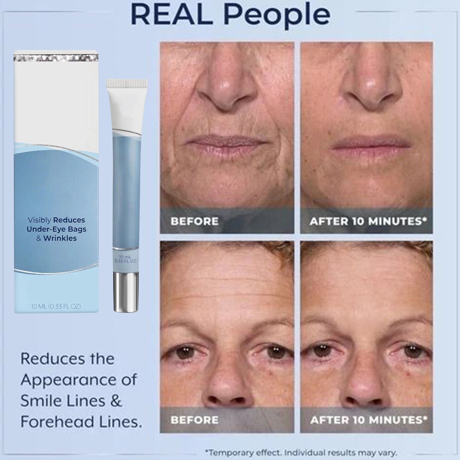 Plexaderm Rapid Reduction Eye Serum-Advanced Formula Anti Aging Wrinkles 10ml