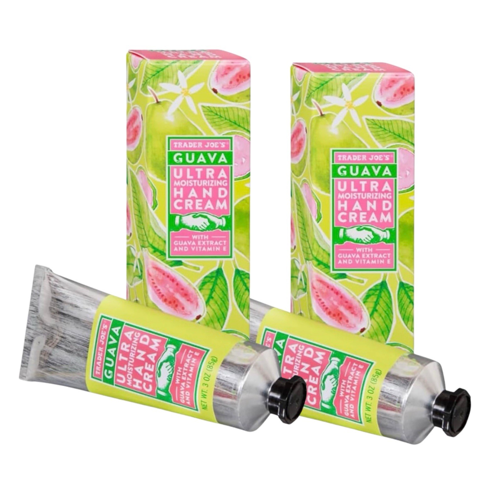 2X Trader Joe’s Guava Ultra Moisturizing Hand Cream 3oz/85g (2 Pack)