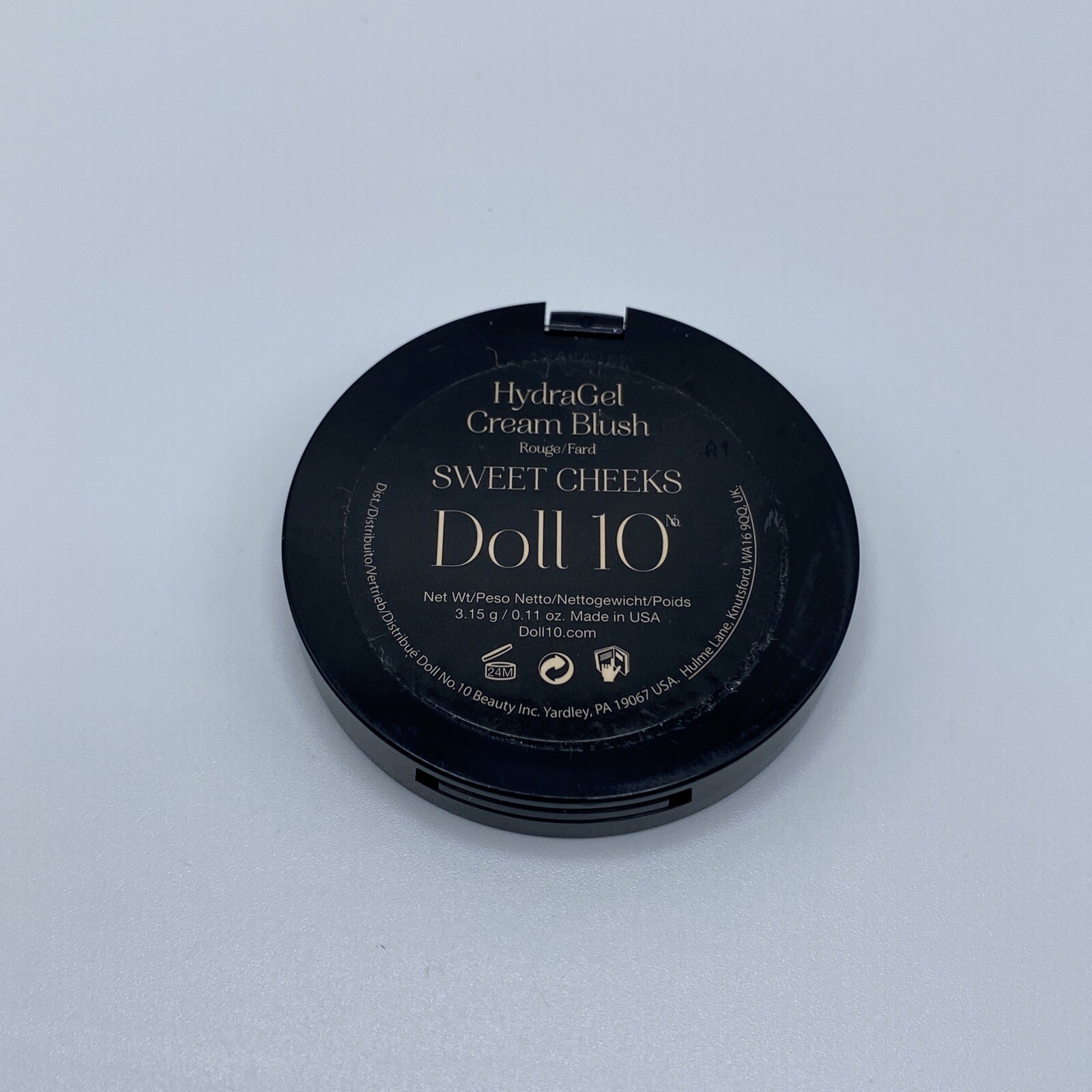 Doll 10 Hydragel Cream Blush SWEET CHEEKS 0.11 oz 3.15 g DEFECT READ DETAILS