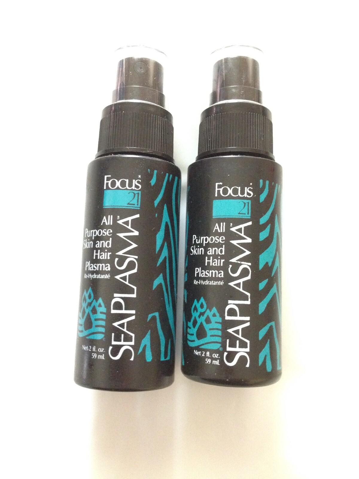 Sea Plasma All Purpose Skin And Hair Plasma Rehydrate 2 Ounce Spray X2 Bottles