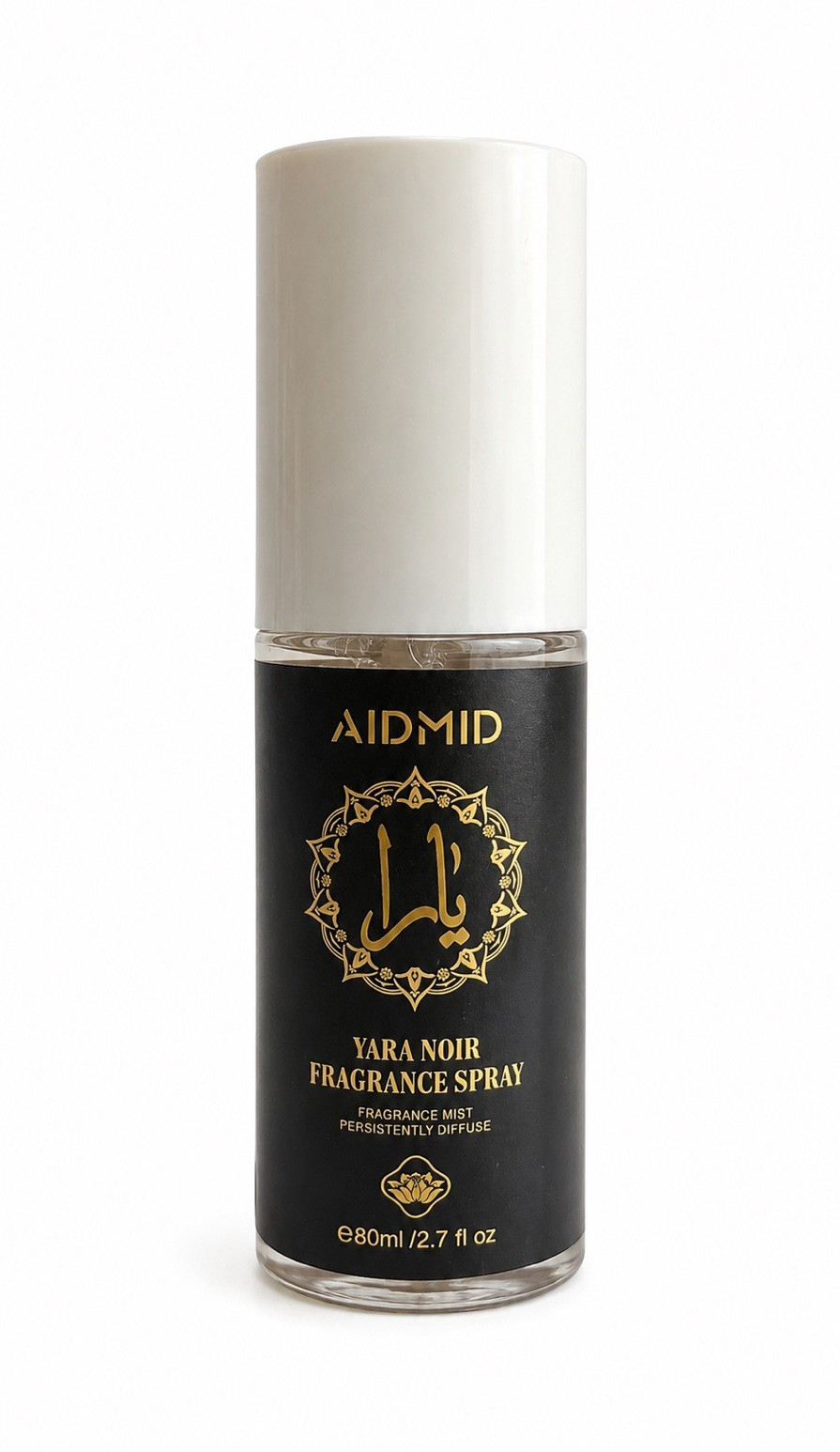 AIDMID Yara Fragrance Spray 80 ml– Yellow, Amber Floral & Noir – New With Box