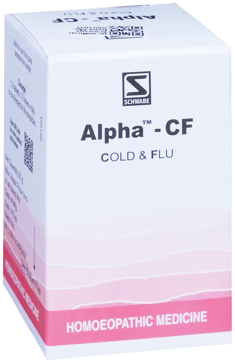 Willmar Schwabe India Alpha CF (Cold And Flu) (20g) Tablets