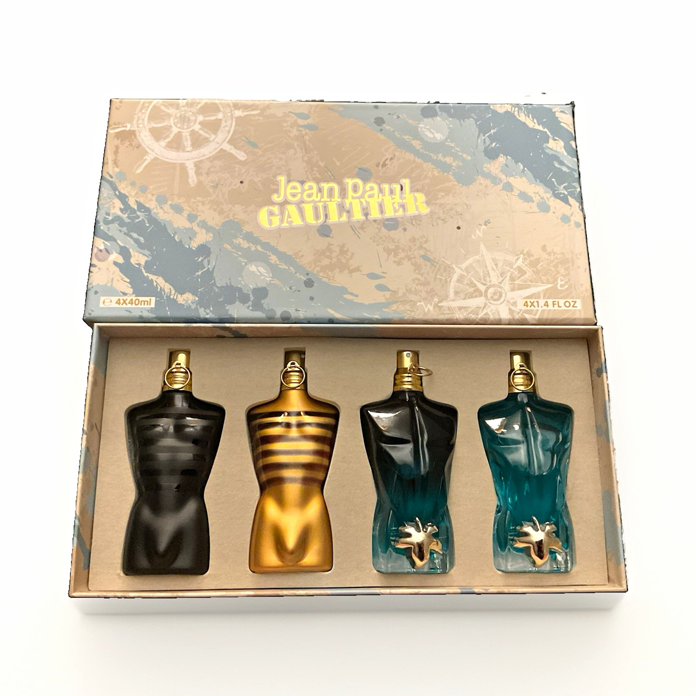 Jean Paul Gaultier Le Beau / Le Male Spray Gift Set 4pc 4x40ml (1.4oz)
