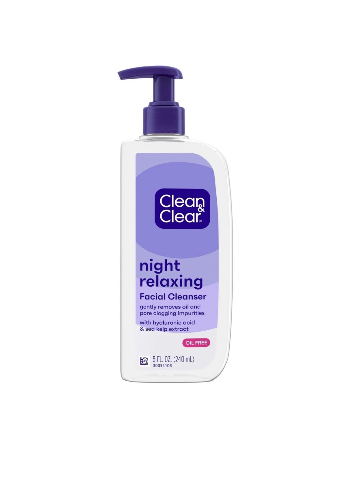 Johnson Clean & Clear Night Relaxing Deep Cleaning Face Wash Oil Free 8 fl oz