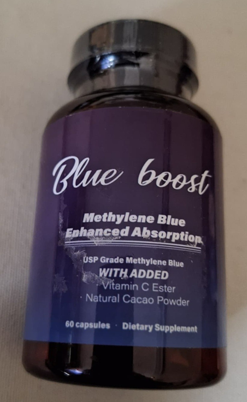 NEW Blue Boost Natural Cacao Powder 60 Cap Exp 04/2027