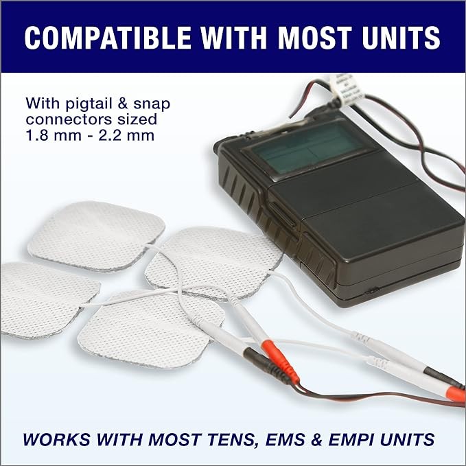 40 TENS Electrode Pads EMS Replacement Unit 7000 3000 2×2 Muscle Stimulator BULK