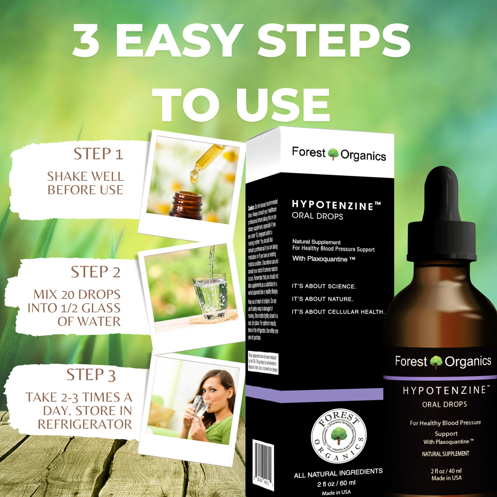 Cardiovascular Drops for Arterial Health, Circulatory System &Pressure Support
