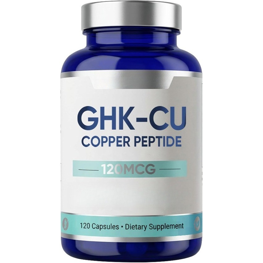 GHK-Cu Copper Peptide Supplement, Promotes Skin Repair, Reduces Wrinkles