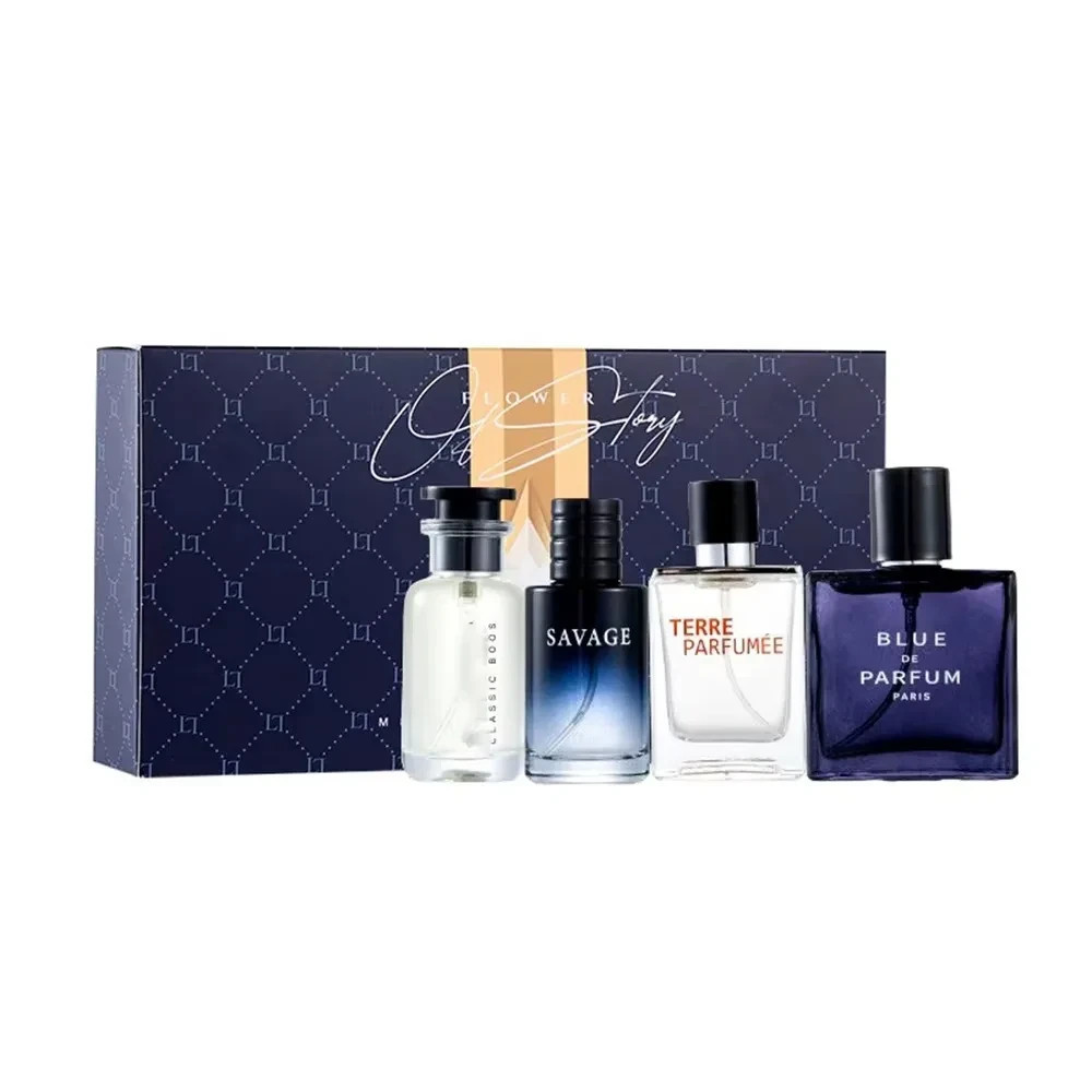 4Pcs Set Luxury Brand Perfume Men Cologne