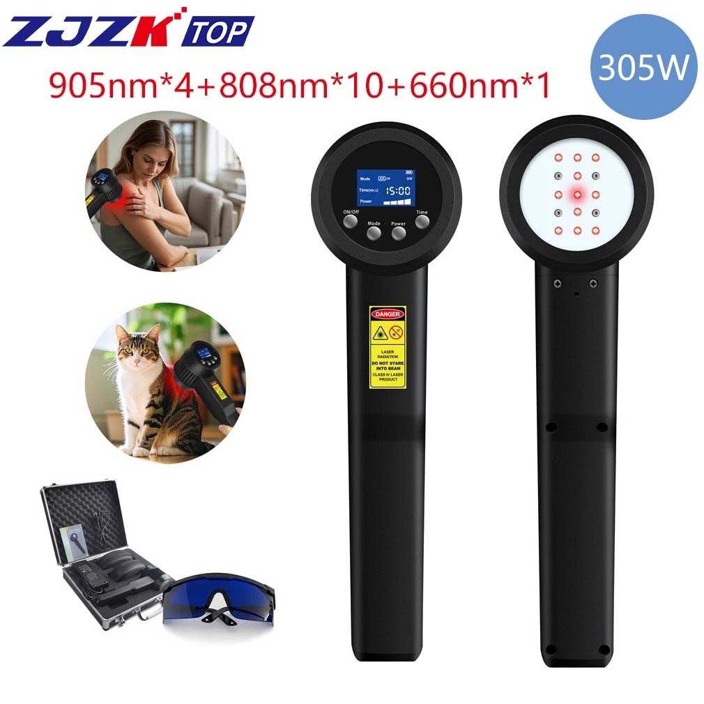 305W Super Pulsed Laser Therapy 905nm 808nm 660nm for Acute/Chronic Pain Relief