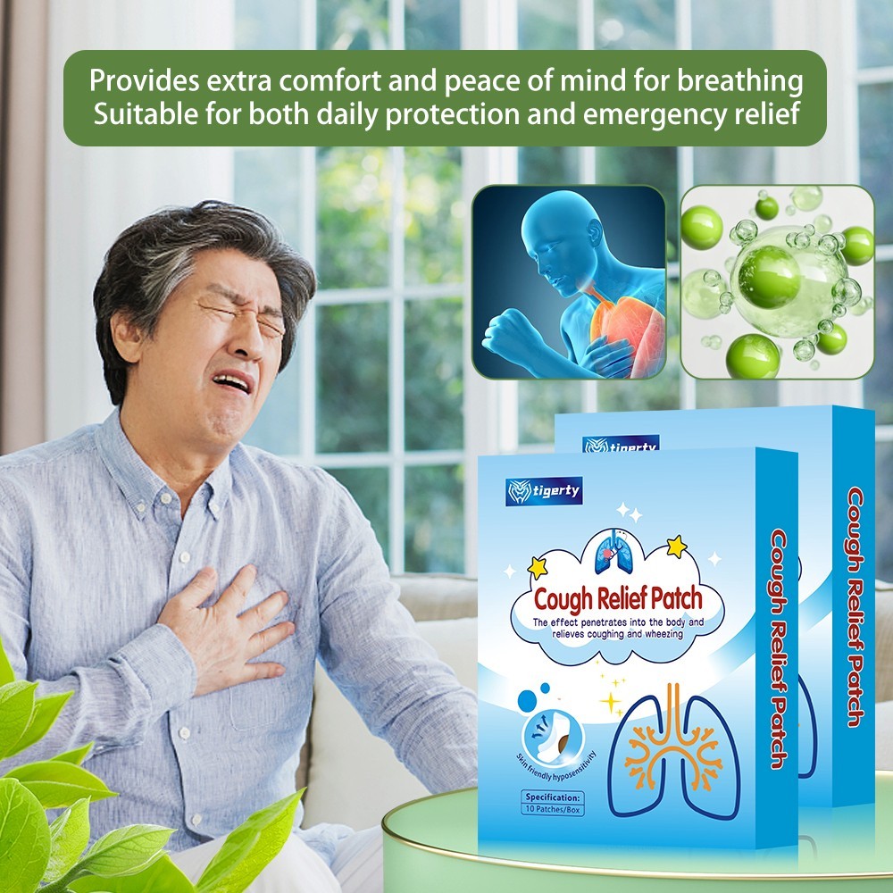 Lung Cleansing Patch 20ct – Easier Breathing Cough Relief Asthma Support Comfort