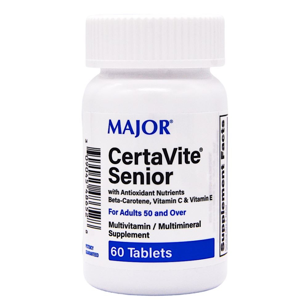 Major CertaVite with Antioxidants Vitamins & Minerals – 60 Tablets | Exp 11-2024