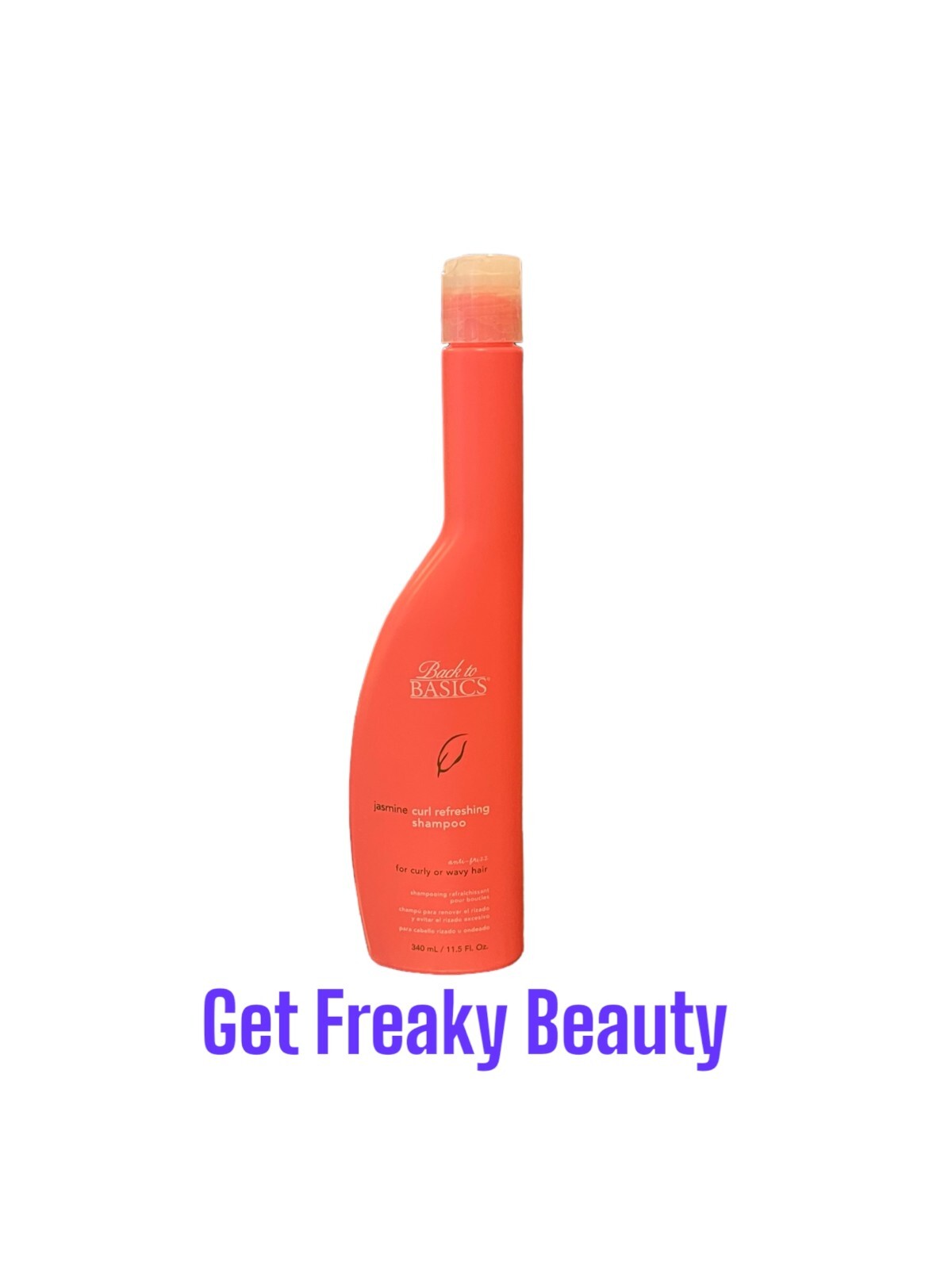 11 oz. Back To Basics Jasmine Curl Refreshing Shampoo. Anti-Frizz. 340ml. NEW.