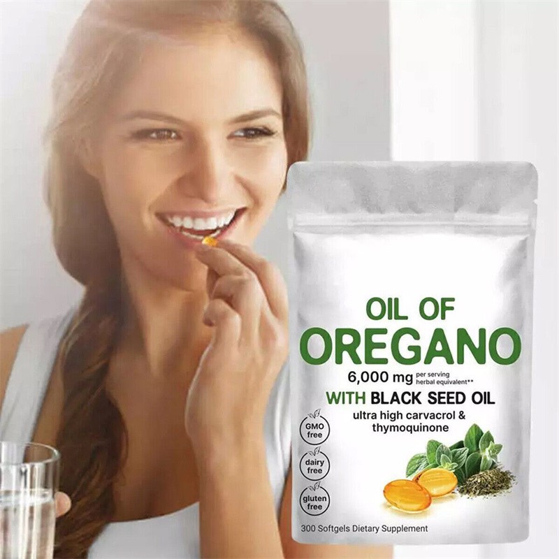 in 2 1 of Oregano & Black Seed Softgels Count with Carvacrol,Immune Support Oil