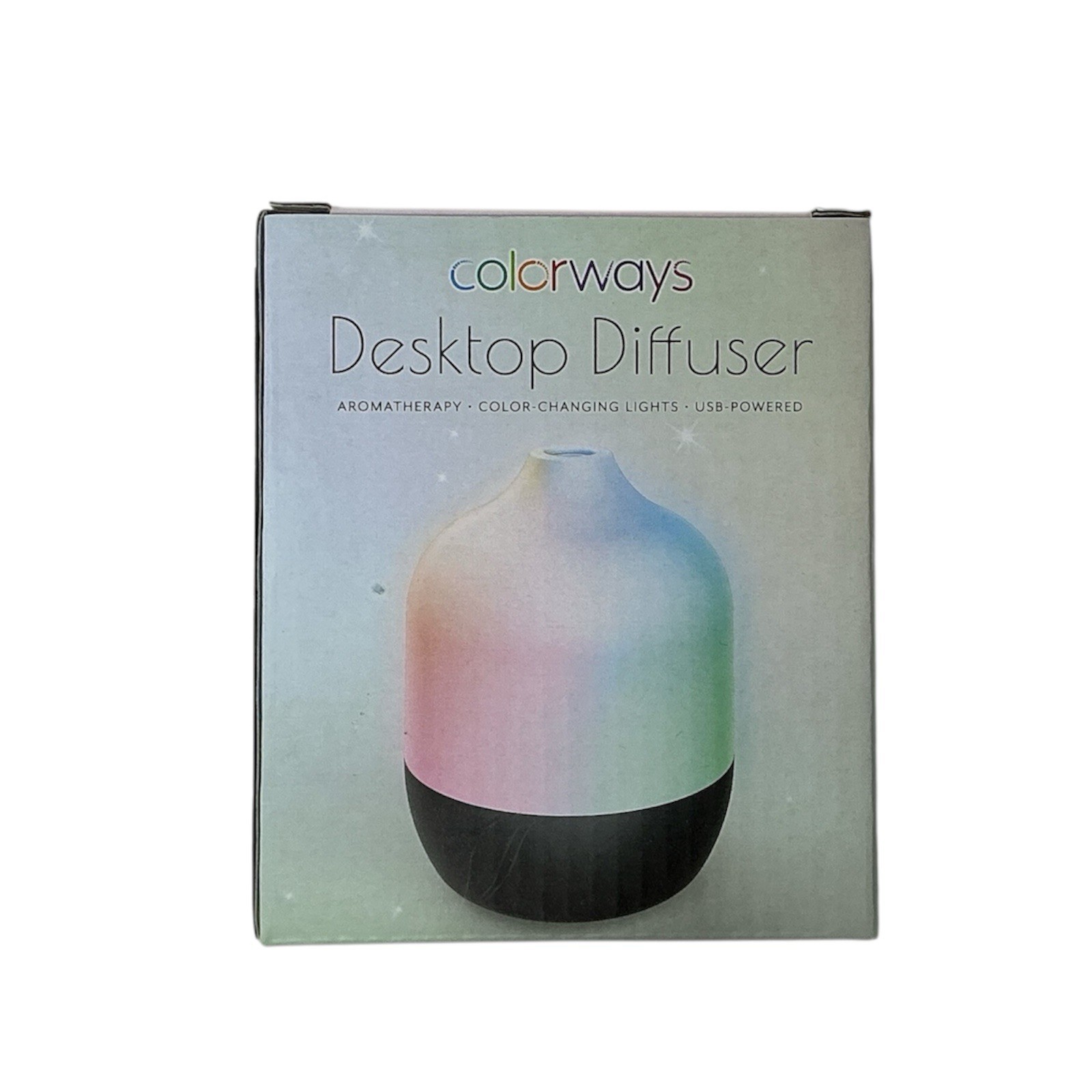 Colorways Color Changing Desktop Diffuser USB-Powered LED Office Aromatherapy