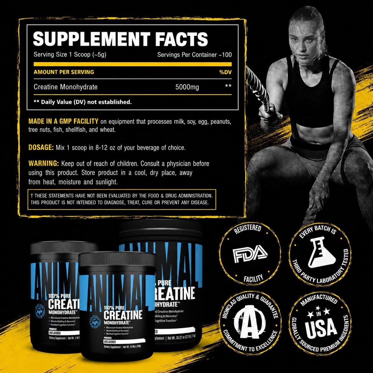 Micronized Creatine Monohydrate Powder – Boost Muscle Growth & Strength, 500g